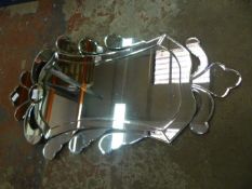 Ornate Mirror with Beveled Edges