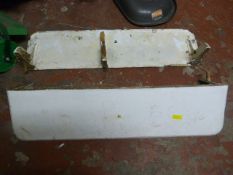 Two Cast Iron Fireplace Over Mantles with Brackets