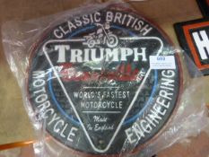 *Reproduction Metal Tram Sign