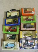 Ten Model Vintage Vehicles