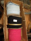 *Box of Braid and Lace Edging (As per Photograph)