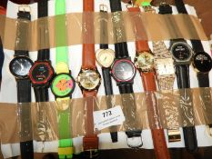 *10 Assorted Fashion Watches