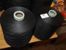 *2 Cones of Machine Knitting Wool (Blue)