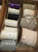 *11 Rolls of Sequins and Lace Edging