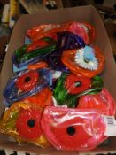 *60 PVC Coloured Make-Up Bags/Purses