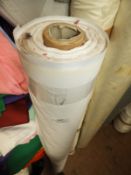 *Roll of White Polyester Fabric