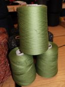 *3 Cones of Machine Knitting Thread