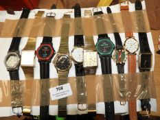 *10 Assorted Fashion Watches
