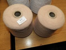*2 Cones of Machine Knitting Wool (Beige)