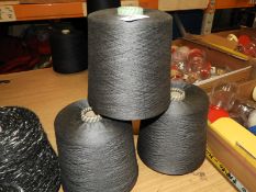 *3 Cones of Machine Knitting Thread