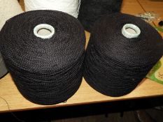 *2 Cones of Machine Knitting Wool (Black)