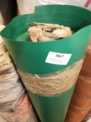 *Roll of Green PVC
