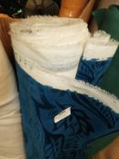 *Roll of Blue Upholstery Cloth