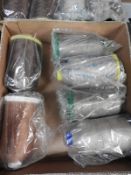 *Six Cones of Nylon Thread (Assorted Colours)