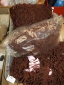 *Box of Brown Faux Suede Fringing