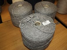 *3 Cones of Machine Knitting Wool