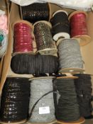 *11 Rolls of Assorted Sequins, Elastic and Beading