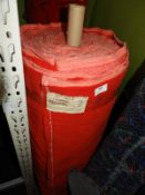 *25.1m Roll of Scarlet Upholstery Fabric