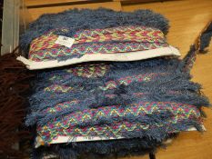 *Three Lengths of Blue Fringing