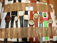 *10 Assorted Fashion Watches