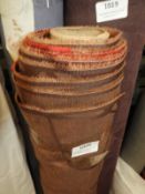 *Roll of Brown Fabric