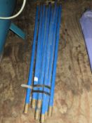 *Set of Blue Drain Rods