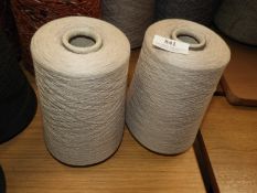 *2 Cones of Machine Knitting Thread (Grey)