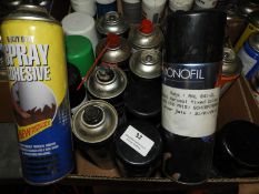 *20 Aerosols of Spray Adhesives, Paints, Penetrati
