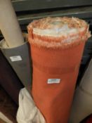*Roll of Orange Upholstery Cloth