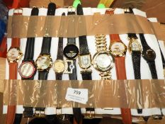 *10 Assorted Fashion Watches