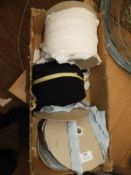 *Box of Braid and Lace Edging (As per Photograph)