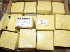 *20 Boxes of Brass Wood Screws 1/2