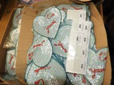 *60 Sequin Stitch-on Love Hearts