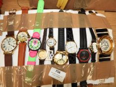 *10 Assorted Fashion Watches