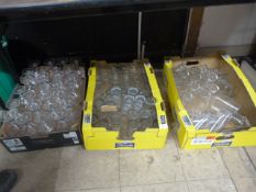 *Three Boxes of Assorted Glasses