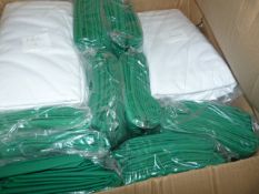*23 White & 15 Kelly Green 108x60