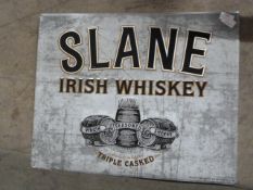 *Tin Slane Irish Whiskey Sign