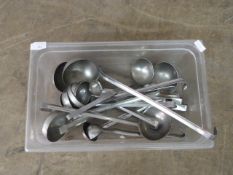 Box of Stainless Steel Ladles