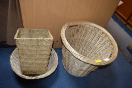 Three Wicker Baskets