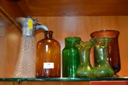 Victorian Coloured Glassware etc.