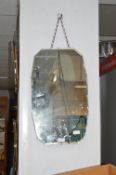 Vintage Beveled Edge Wall Mirror