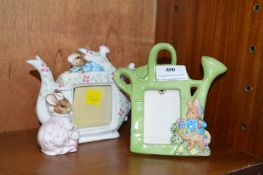 Two Novelty Beatrix Potter Photo Frames
