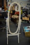 White Cheval Mirror