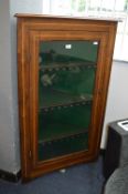 Victorian Inlaid Mahogany Corner Display Cabinet