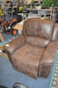 *Power Fabric Recliner