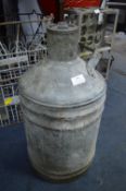 Vintage Galvanised Petrol Can