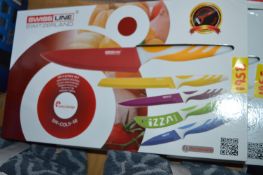 Swissline 5pc Non-Stick Knife Set