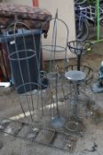 Garden Metal Work, Planters, Tealight Holders, Plant Stands, etc.