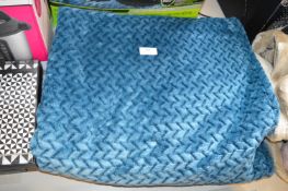 *Turquoise Quilted Throw