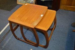 Nest of Two Retro Teak Tables